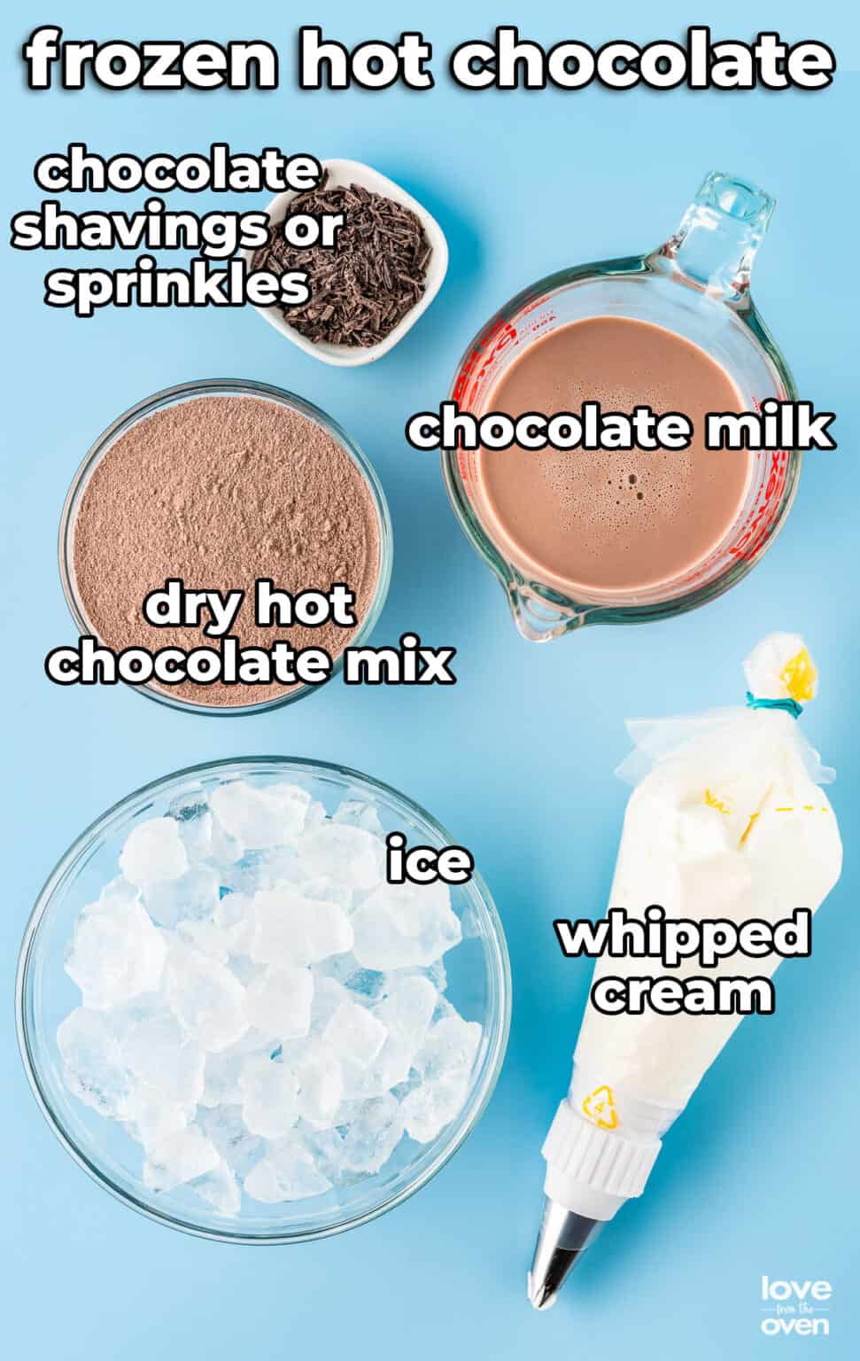 Frozen Hot Chocolate • Love From The Oven