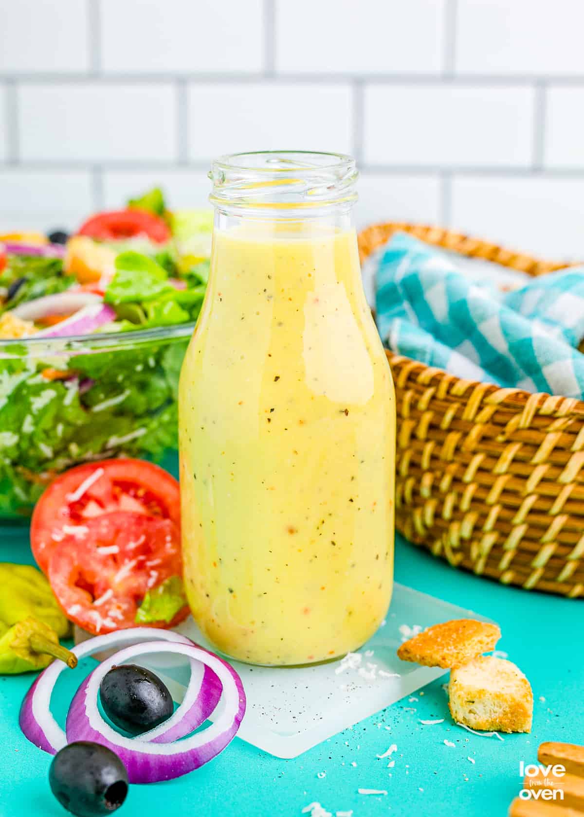 Copycat Olive Garden Salad Dressing - House of Nash Eats