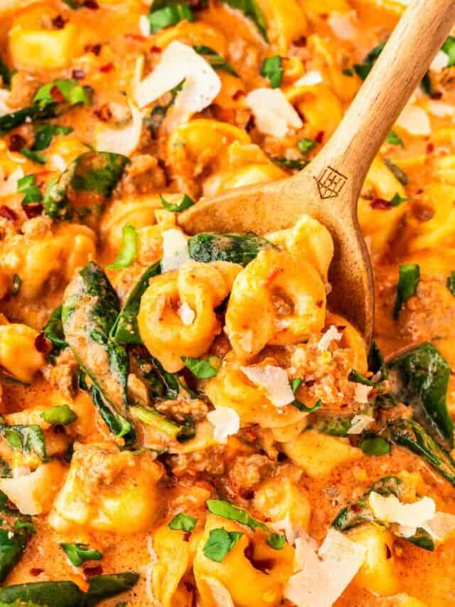 Sausage Tortellini Soup Story