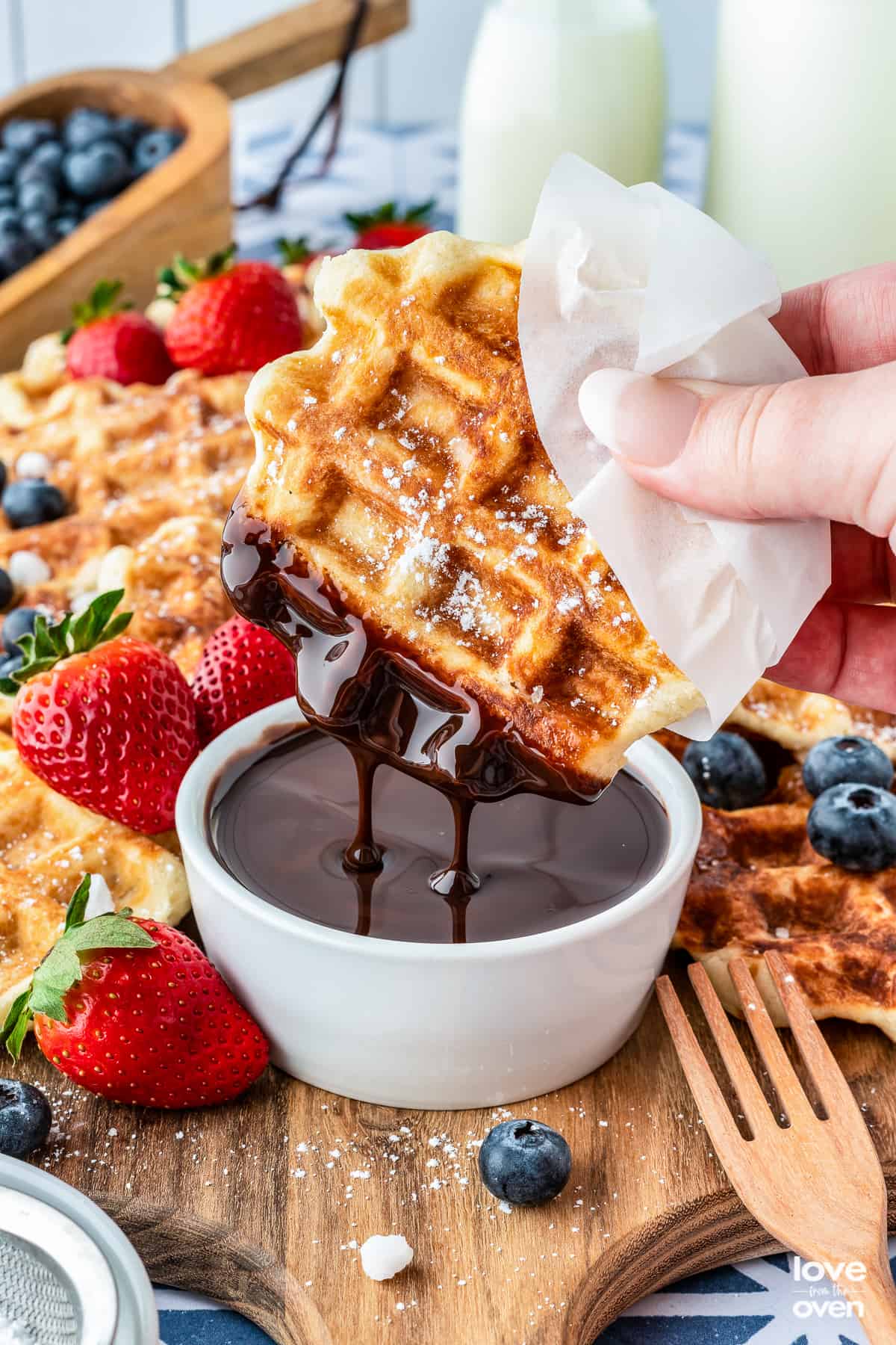 Waffles for One - Dessert for Two