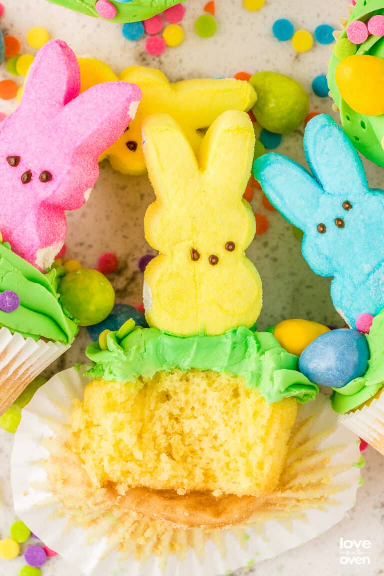 Easy Easter PEEPS Cupcakes • Love From The Oven