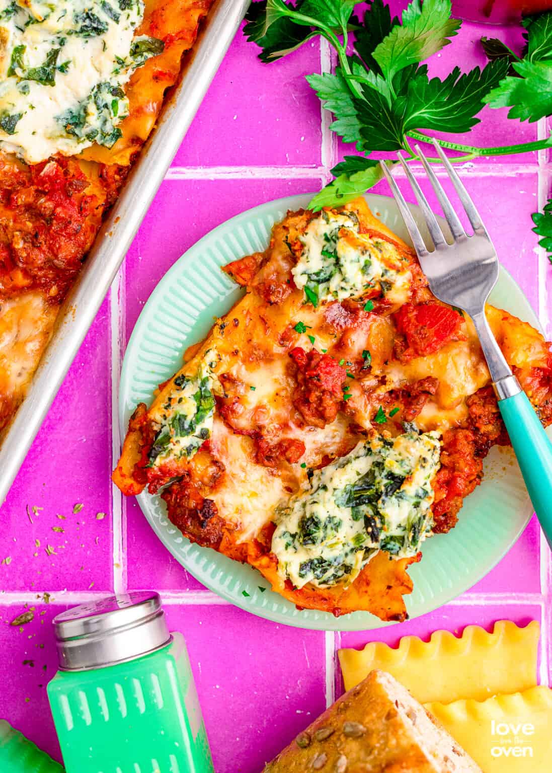 Sheet Pan Lasagna • Love From The Oven