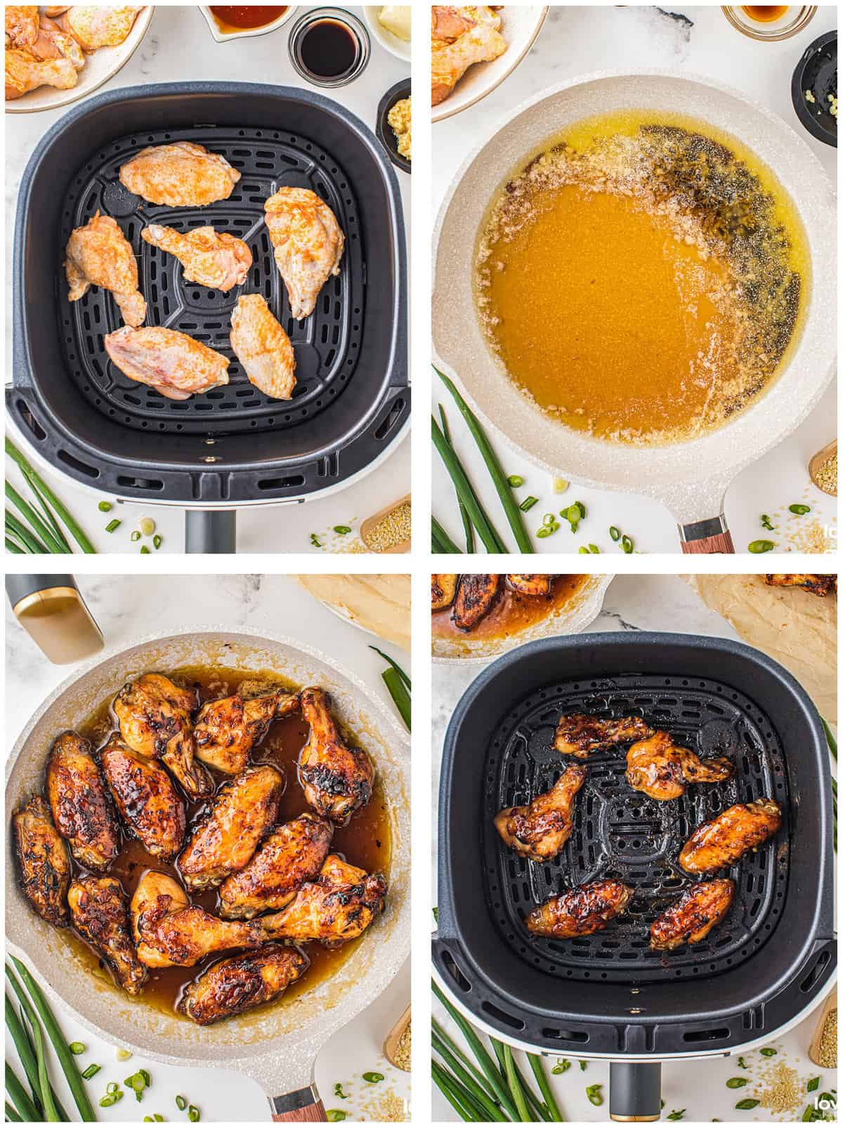 Honey Garlic Chicken Wings • Love From The Oven