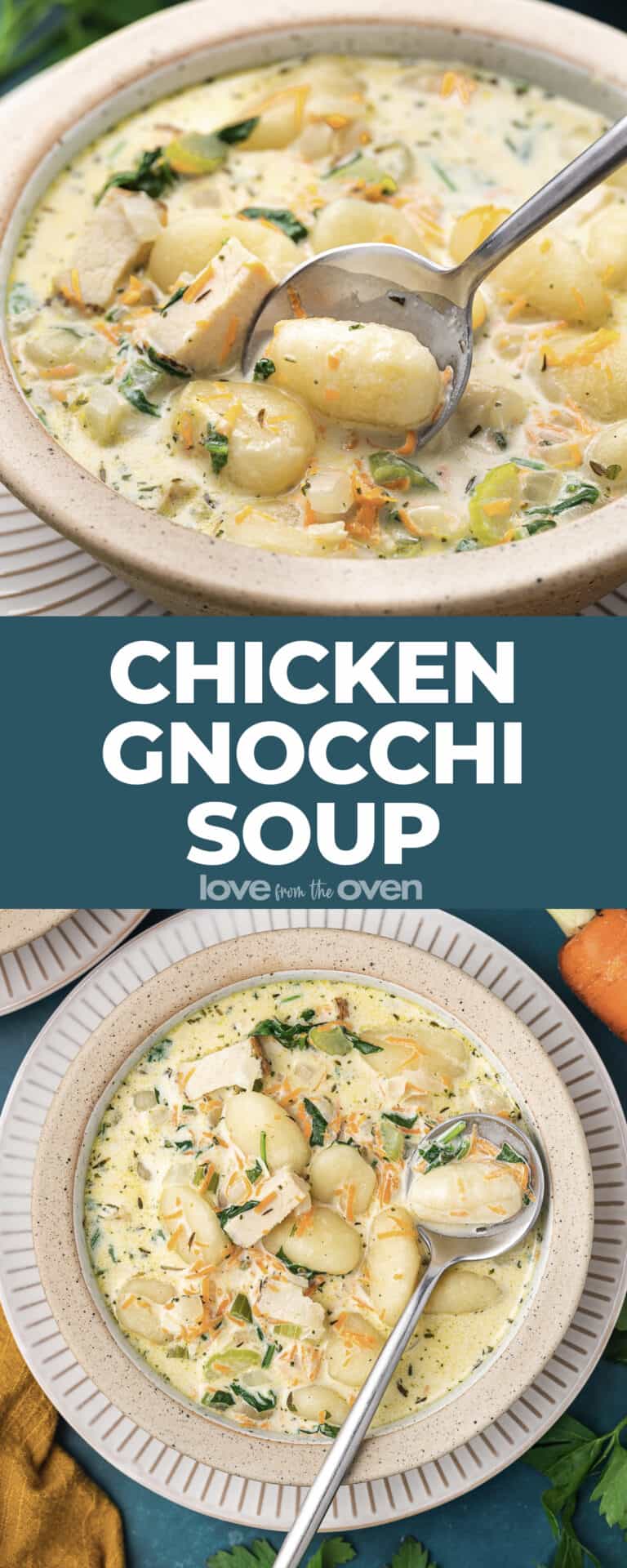 Chicken Gnocchi Soup • Love From The Oven