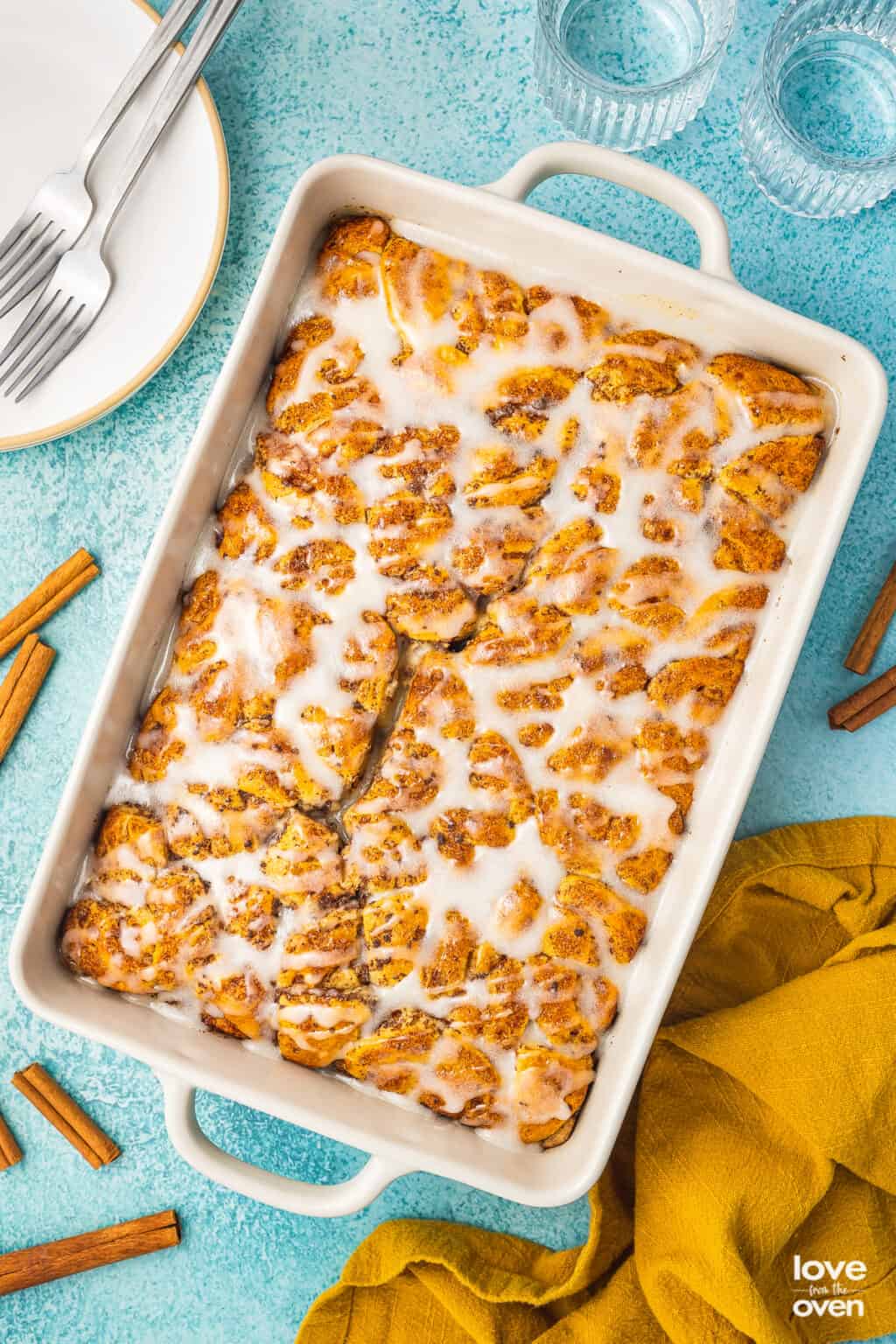 Cinnamon Roll Casserole • Love From The Oven