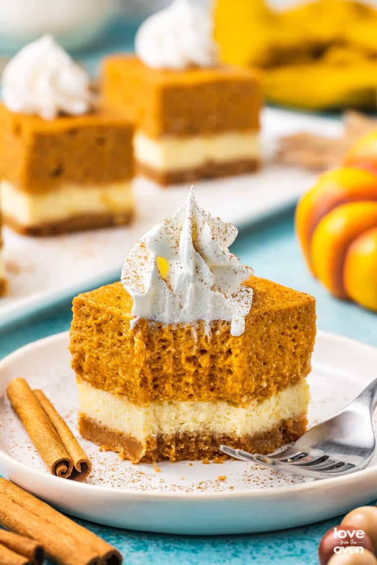 Pumpkin Cheesecake Bars