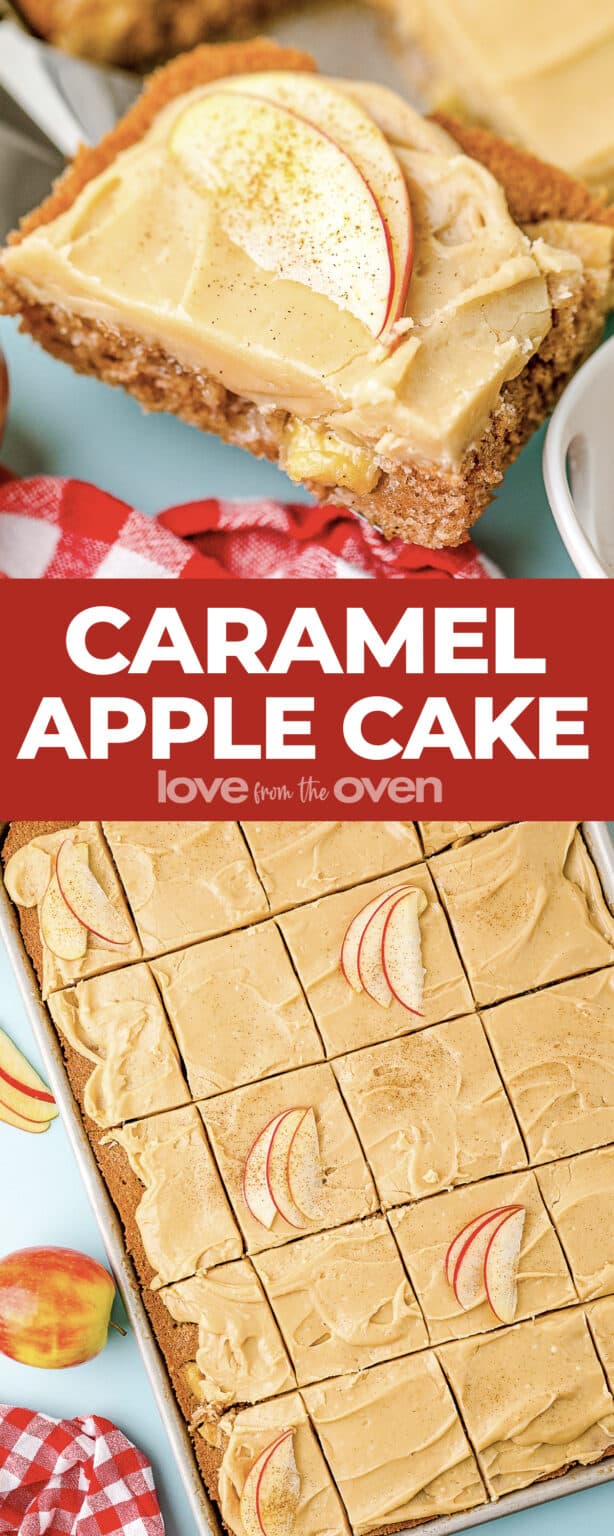 Caramel Apple Cake • Love From The Oven