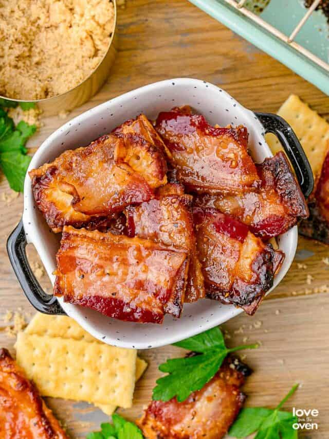 Candied Bacon Crackers Story • Love From The Oven
