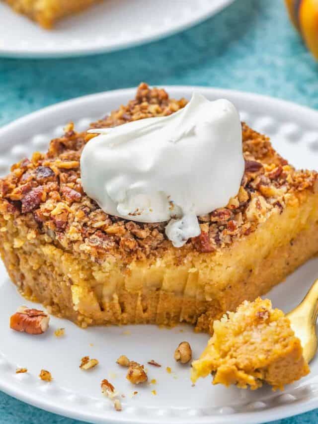 Pumpkin Crunch Cake Story