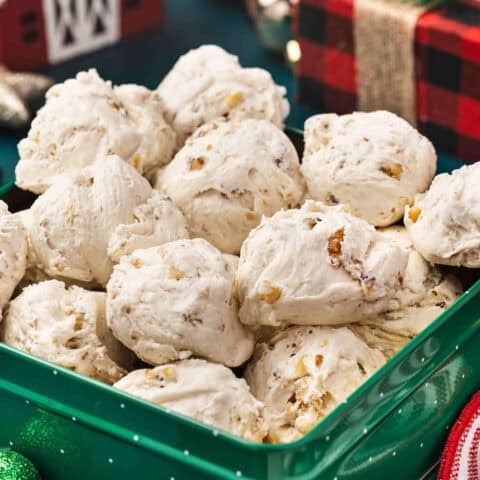 A bowl of divinity candy